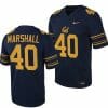 Cal Bears NIL Ben Marshall Jersey #40 College Football Game 2023 Black