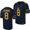 Cal Bears NIL Jackson Sirmon Jersey #8 College Football Game 2023 Black
