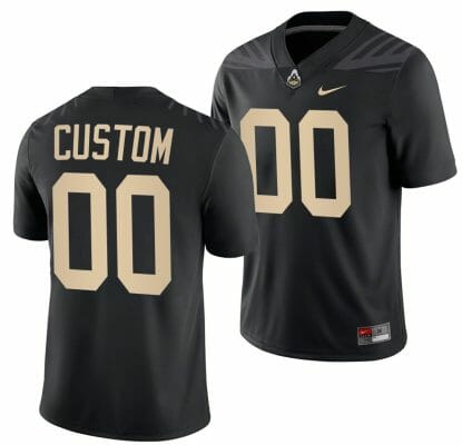 Custom Purdue Boilermakers Jersey Name and Number College Football Black 10 Custom Purdue Boilermakers Jersey Name and Number College Football Black