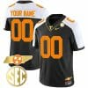Custom Tennessee Volunteers Jersey Name and Number “Checkerboard” College Football Stitched Alternate Black Gold