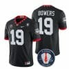 Georgia Bulldogs Brock Bowers Jersey #19 Honoring Vince Dooley Patch All Stitched Black 5 Georgia Bulldogs Brock Bowers Jersey #19 Honoring Vince Dooley Patch All Stitched Black