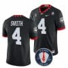 Georgia Bulldogs Nolan Smith Jersey #4 Honoring Vince Dooley Patch All Stitched Black 5 Georgia Bulldogs Nolan Smith Jersey #4 Honoring Vince Dooley Patch All Stitched Black