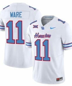 Houston Cougars Oilers Andre Ware Jersey #11 Inspired Vapor College Football 2023 All Stitched White