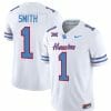 Houston Cougars 2023 Oilers Donovan Smith Jersey #1 Inspired Vapor College Football All Stitched White