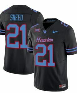 Houston Cougars Oilers Stacy Sneed Jersey #21 Inspired Vapor College Football 2023 All Stitched Black