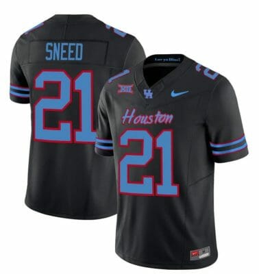 Houston Cougars Oilers Stacy Sneed Jersey #21 Inspired Vapor College Football 2023 All Stitched Black