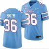 Houston Cougars Oilers Themed #36 Sherman Smith Jersey NCAA Football - Blue