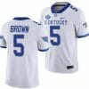 Kentucky Wildcats Anthony Brown Jersey #5 College Football Game 2023 White