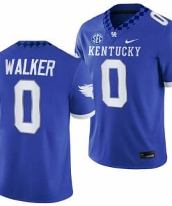 Kentucky Wildcats Deone Walker Jersey #0 College Football Game 2023 Blue