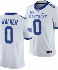 Kentucky Wildcats Deone Walker Jersey #0 College Football Game 2023 White
