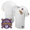 Lsu Tigers Jersey NCAA College Baseball National Champions Stitched White