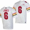 Maryland Terrapins Jeshaun Jones Jersey #6 College Football Game Throwback 2023 White