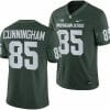 Michigan State Spartans BJ Cunningham Jersey #85 College Football Game 2023 Green 6 Michigan State Spartans BJ Cunningham Jersey #85 College Football Game 2023 Green