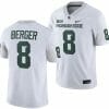Michigan State Spartans Jalen Berger Jersey #8 College Football Game 2023 White