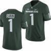 Michigan State Spartans Jayden Reed Jersey #1 College Football Game 2023 Green