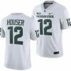 Michigan State Spartans Katin Houser Jersey #12 College Football Game 2023 White