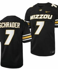 Missouri Tigers #7 Cody Schrader Jersey NCAA College Football 2023 - Black