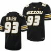 Missouri Tigers #93 Luke Bauer Jersey NCAA College Football 2023 - Black