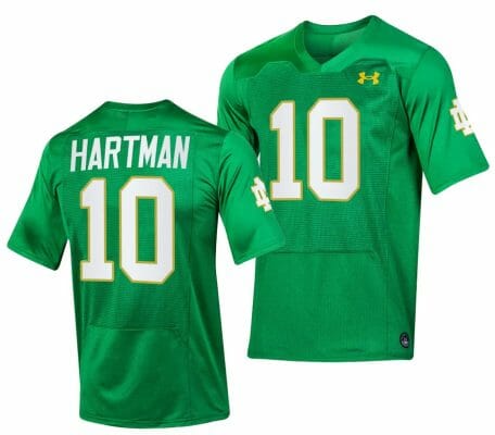 Notre Dame Fighting Irish Sam Hartman Jersey #10 Replica College Football 2023 Green 10 Notre Dame Fighting Irish Sam Hartman Jersey #10 Replica College Football 2023 Green