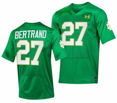 Notre Dame Fighting Irish JD Bertrand Jersey #27 Replica College Football 2023 Green