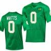 Notre Dame Fighting Irish Xavier Watts Jersey #0 Replica College Football 2023 Green