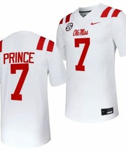 Ole Miss Rebels Deantre Prince Jersey #7 Untouchable College Football 2023 White