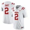 Ole Miss Rebels Jaxson Dart Jersey #2 College Football All Stitched White 7 Ole Miss Rebels Jaxson Dart Jersey #2 College Football All Stitched White