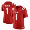 Ole Miss Rebels Jonathan Mingo Jersey #1 College Football All Stitched Red