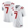 Ole Miss Rebels Luke Altmyer Jersey #7 College Football All Stitched White