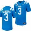 Ole Miss Rebels Spencer Sanders Jersey #3 Untouchable College Football 2023 Powder Blue 7 Ole Miss Rebels Spencer Sanders Jersey #3 Untouchable College Football 2023 Powder Blue