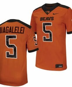 Oregon State Beavers DJ Uiagalelei Jersey #5 College Football Stitched Orange 2023