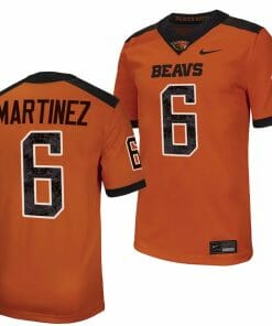 Oregon State Beavers Damien Martinez Jersey #6 College Football Stitched Orange 2023