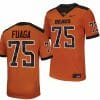 Oregon State Beavers Taliese Fuaga Jersey #75 College Football Stitched Orange 2023