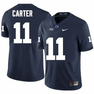 Penn State Abdul Carter Jersey #11 College Football Game Navy With Name