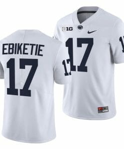 Penn State Arnold Ebiketie Jersey #17 College Football Game White With Name