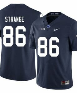 Penn State Brenton Strange Jersey #86 College Football Game Navy With Name