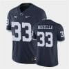 Penn State Bryce Mostell Jersey #33 College Football Game Navy Retro With Name