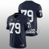 Penn State Caedan Wallace Jersey #79 College Football Game Navy No Name