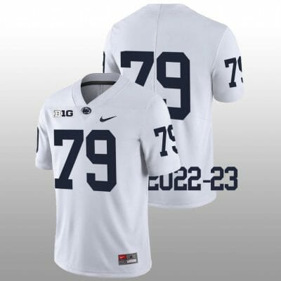 Penn State Caedan Wallace Jersey #79 College Football Game White No Name