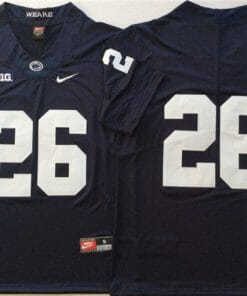 Penn State Caziah Holmes Jersey #26 College Football Game Navy No Name