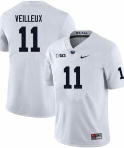 Penn State Christian Veilleux Jersey #11 College Football Game White With Name