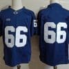 Penn State Connor McGovern Jersey #66 College Football Game Navy No Name