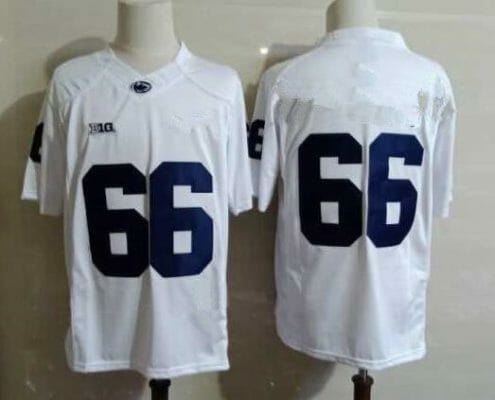 Penn State Connor McGovern Jersey #66 College Football Game White No Name