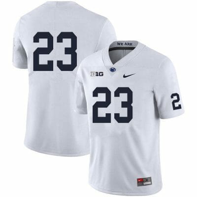 Penn State Curtis Jacobs Jersey #23 College Football Game White No Name 10 Penn State Curtis Jacobs Jersey #23 College Football Game White No Name