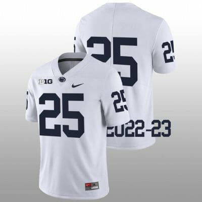 Penn State Daequan Hardy Jersey #25 College Football Game White No Name