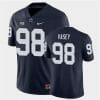 Penn State Dan Vasey Jersey #98 College Football Game Navy With Name