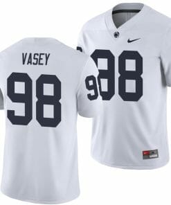Penn State Dan Vasey Jersey #98 College Football Game White With Name