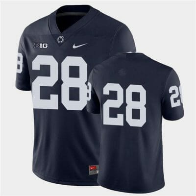 Penn State Devyn Ford Jersey #28 College Football Game Navy No Name 10 Penn State Devyn Ford Jersey #28 College Football Game Navy No Name