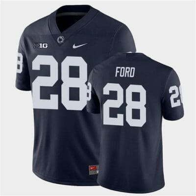 Penn State Devyn Ford Jersey #28 College Football Game Navy With Name