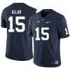 Penn State Drew Allar Jersey #15 College Football Game Navy With Name